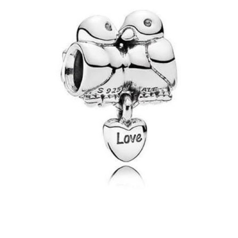 Love birds pandora charm